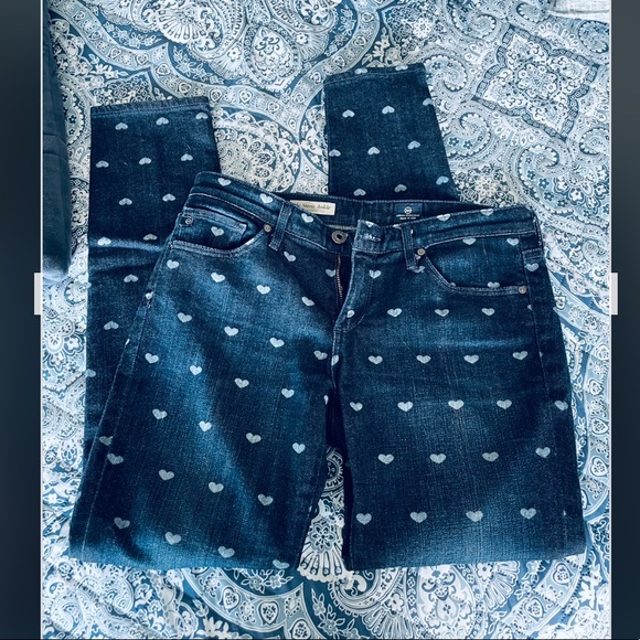 Ag Adriano Goldschmied Denim - Adriano Goldschmied heart jeans size 28R